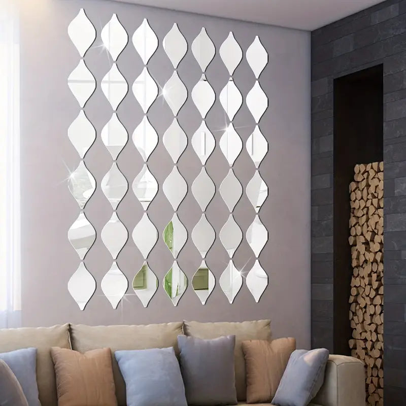 Water Drop Mirror Stickers