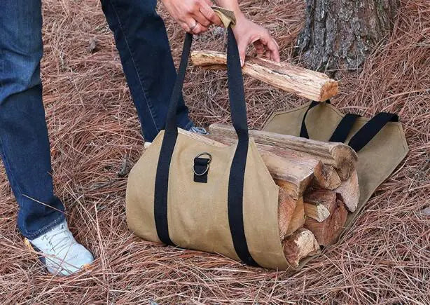 Outdoor Firewood Tote Bag